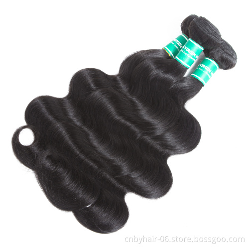 Human Hair Supplier Peruvian Hair Natural Color Body Wave Hair Bundles